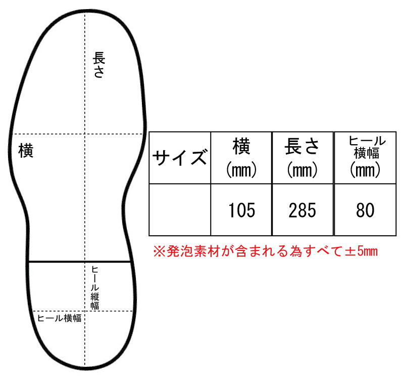 サイズ表