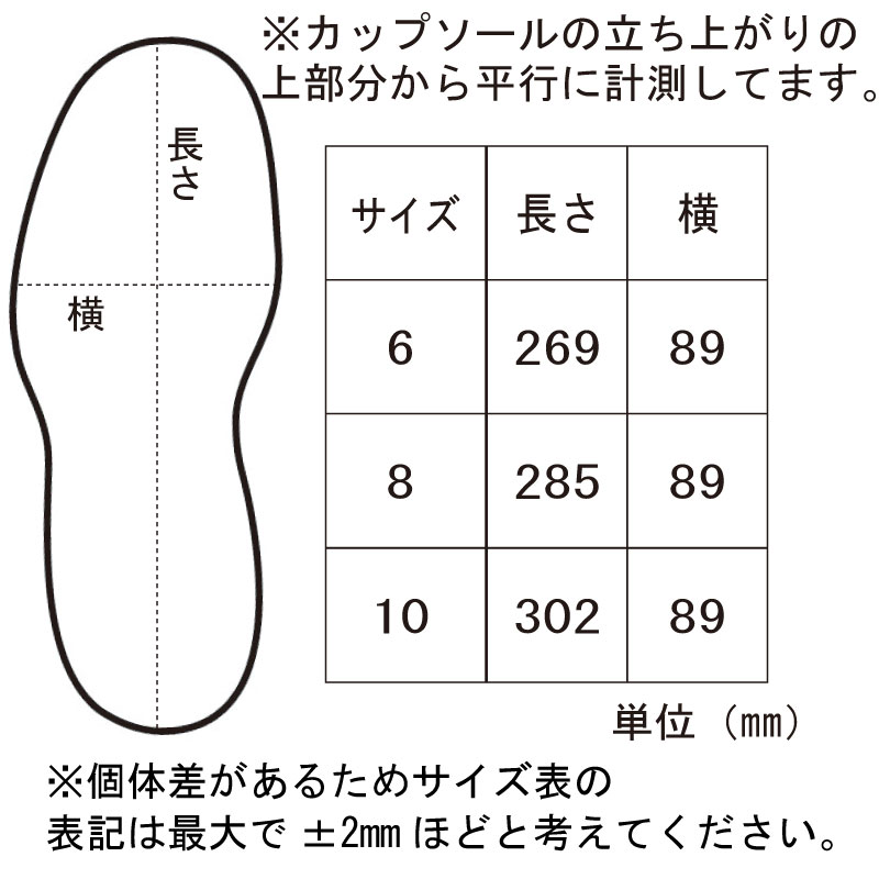 サイズ表