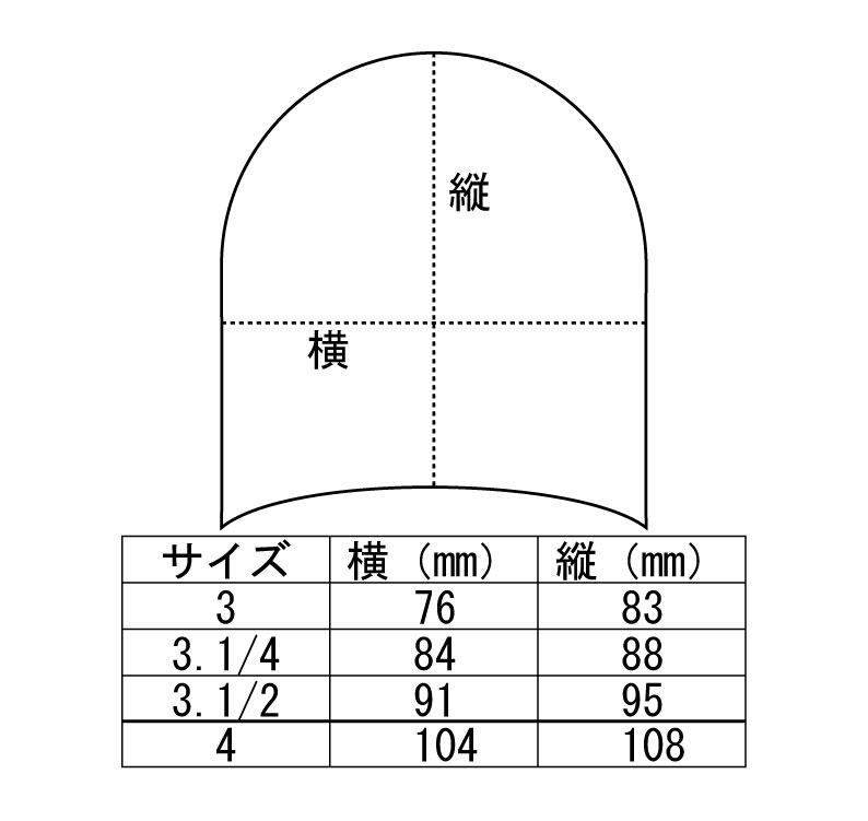 サイズ表