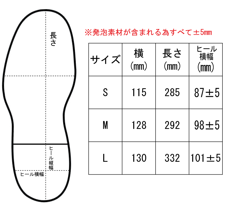 サイズ表