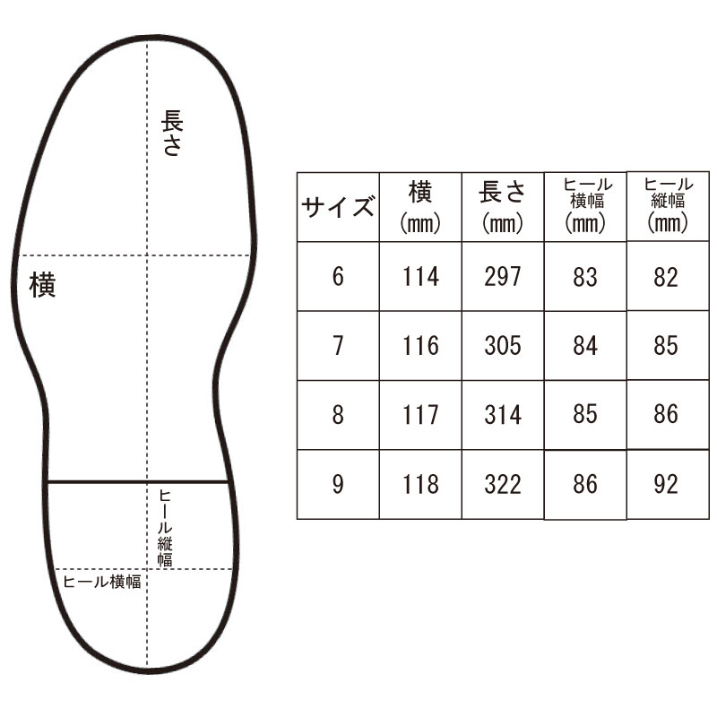 サイズ表