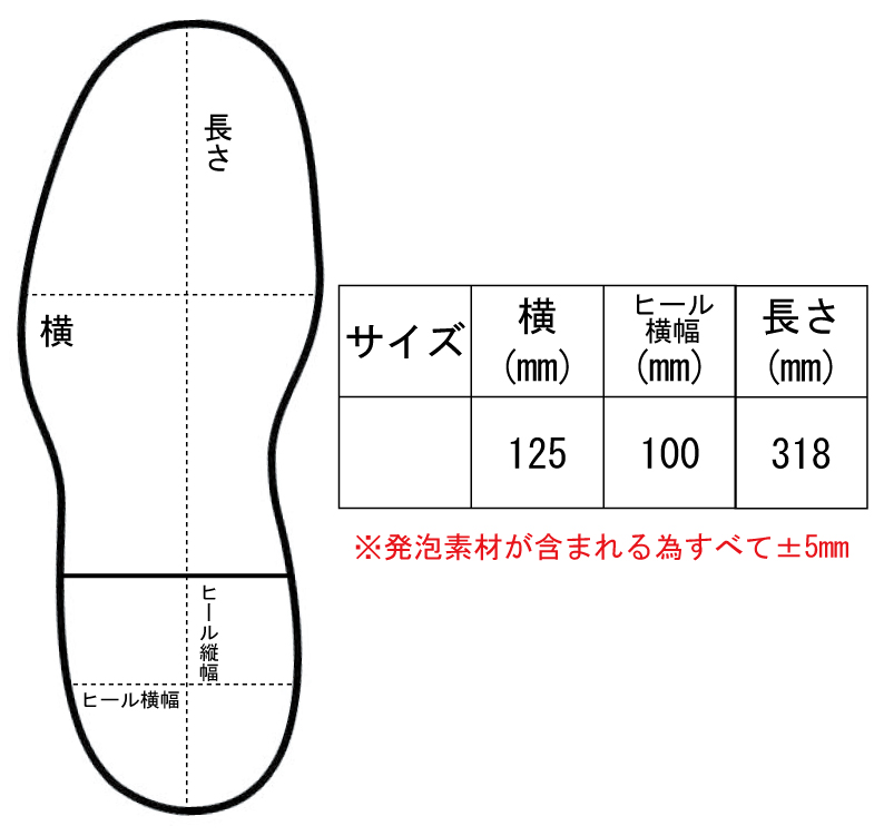 サイズ表