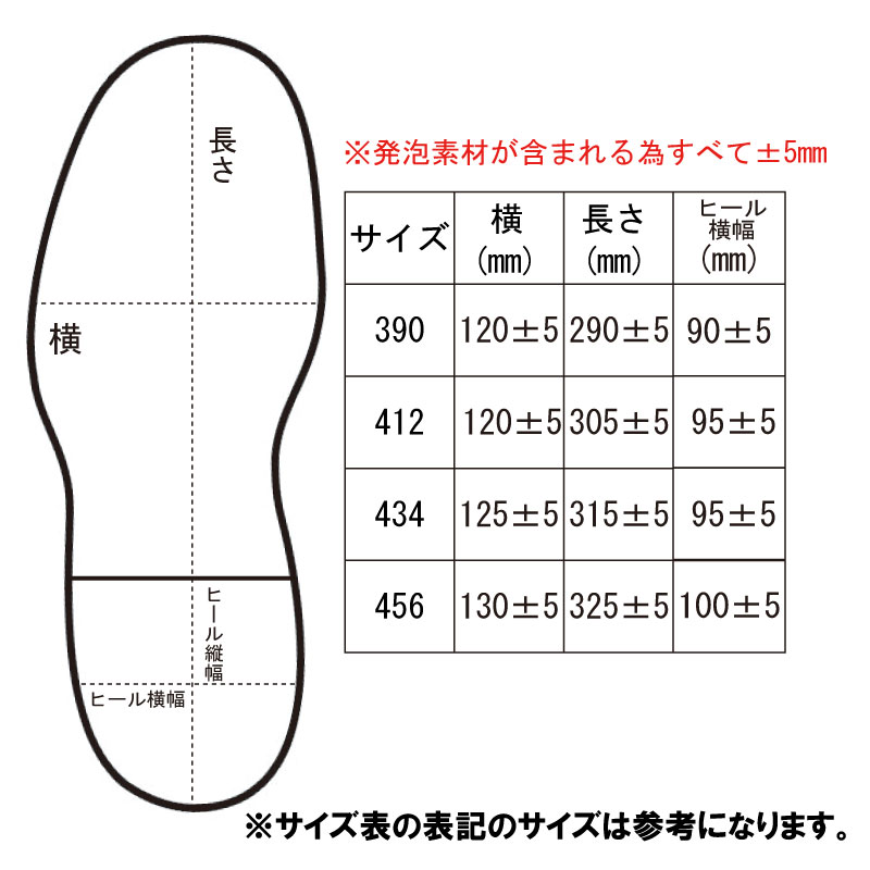 サイズ表