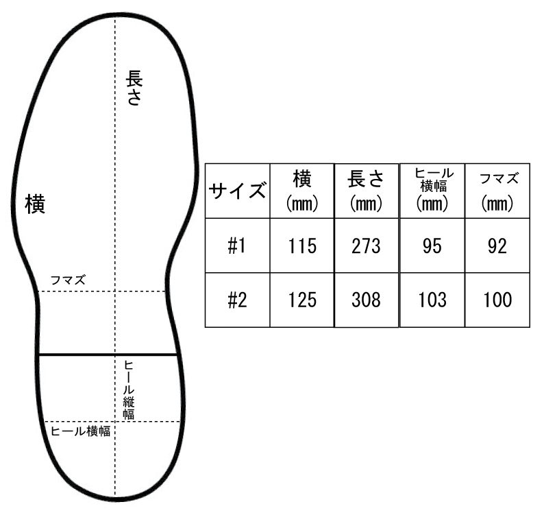 サイズ表